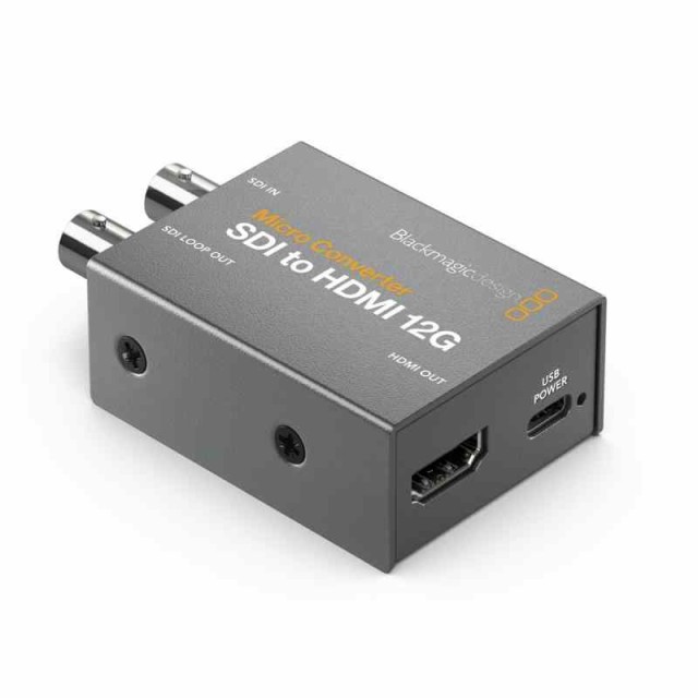 Blackmagic Design CONVBDC/SDI/HDMI12G/P Micro Converter BiDirect PSU(パワーサプライ付属)