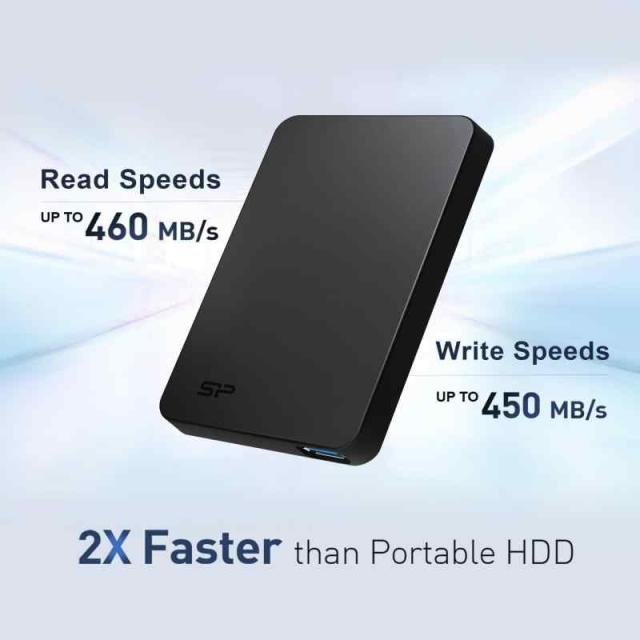 シリコンパワー 外付けSSD USB 3.2 Gen 1 Type-A メーカー3年 Type-A to USB Type-C コネクター付属 S05 (2TB, S05(USB 3.2 Gen 1))_2