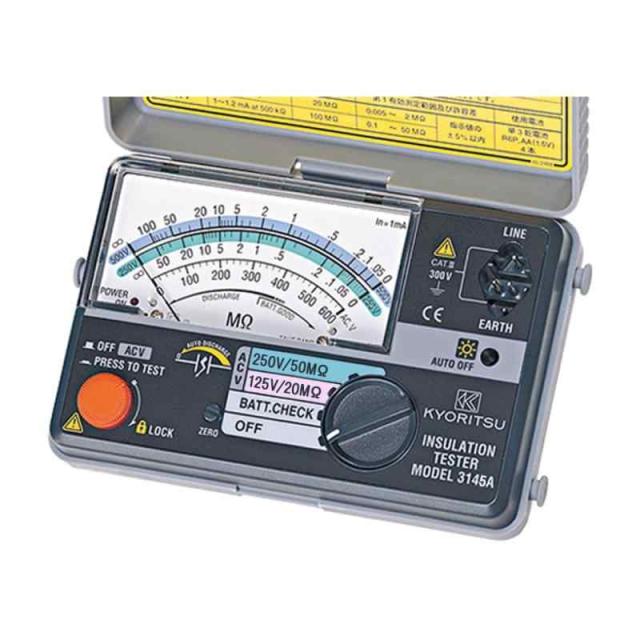 共立電気計器 (KYORITSU) 3145A キューメグ 2レンジ小型絶縁抵抗計