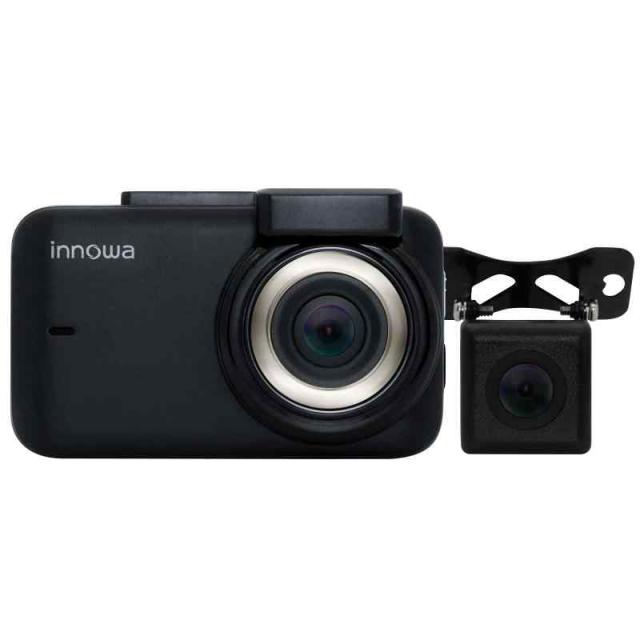 innowa Journey Plus S ドライブレコーダー 前後 デュアルカメラ フルHD Wi-Fi GPS 160度広角 常時/衝撃録画 駐車監視 2年 32GBのSDカード付