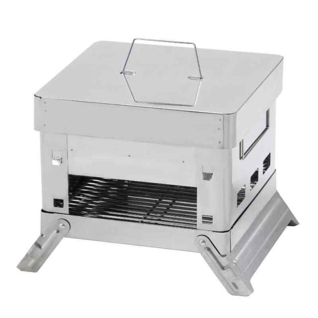 グリーンライフ(GREEN LIFE) 蓋付き折りたたみバーベキューコンロ コンパクト 収納袋付き 4Way OCB-32