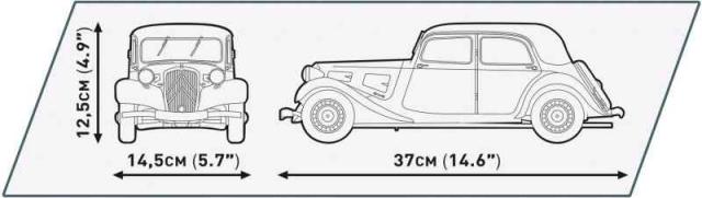 COBI 1938 シトロエン トラクション アバント 11CV