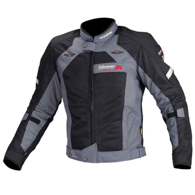 コミネ(KOMINE) バイク用 ジャケット エアストリームメッシュジャケット ブラック L JJ-002 1148 春夏秋向け メッシュ素材 プロテクター CE規格 ストレッチ素材