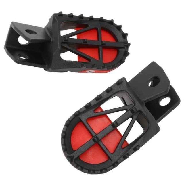 ディーアールシー(DRC) WR250R/X 07-20 モタードフットペグ 前後幅約50mm 安定ライディング 交換式ペグスライダー クロモリ鋼 高強度 高耐久 F6276