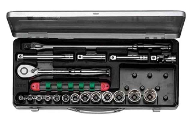 京都機械工具(KTC) 12.7mm (1/2インチ) ソケット レンチセット 19点 TB413
