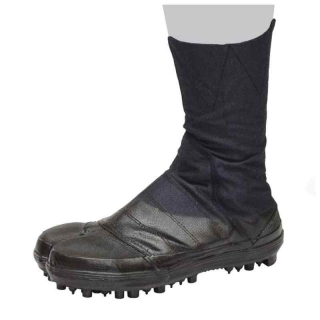 荘快堂 甲ガード付安全スパイク地下足袋 大馳8枚 I-16-8 (25.5 cm)