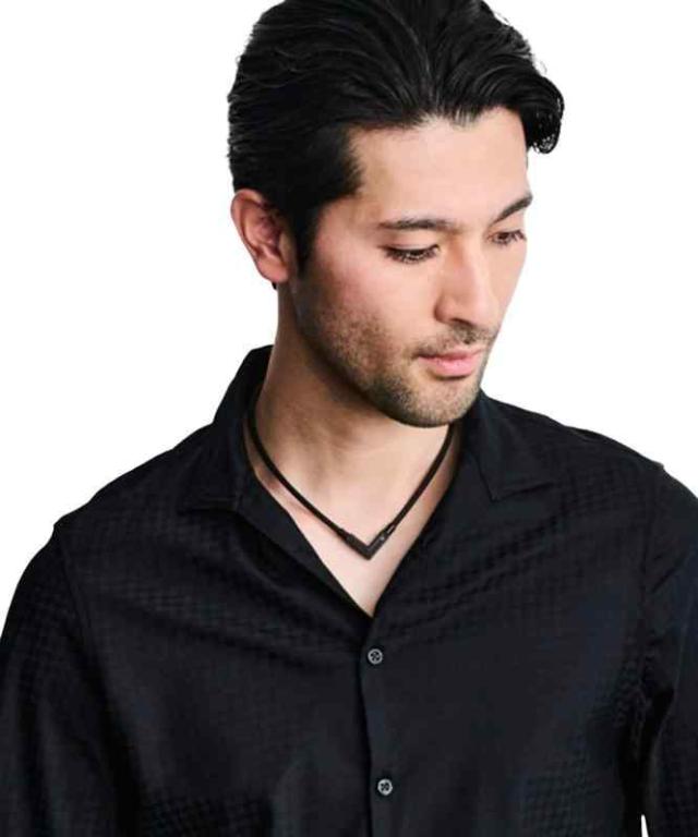 [コラントッテ] 磁気ネックレス TAOネックレスα VEGA NEXT マットブラック×ブラック メンズ レディース (M(43cm))