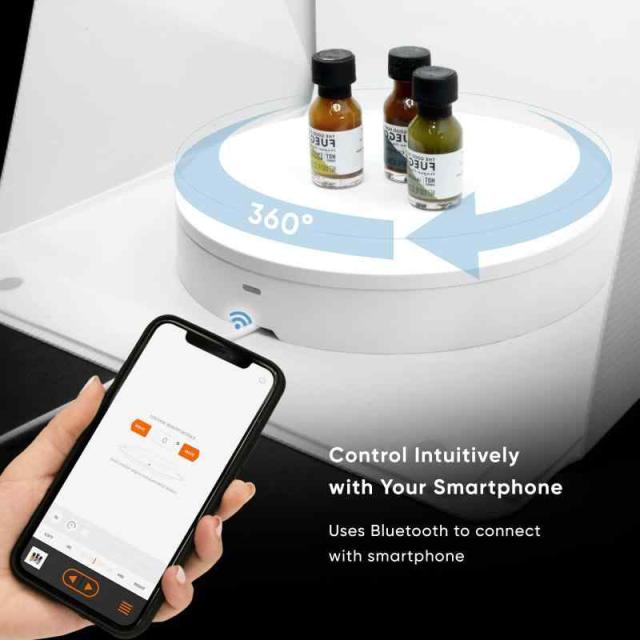 Foldio360 拡張キット写真撮影用360度スマートターンテーブル拡張付属品 Amazon | Foldio360 拡張キット（写真撮影用360度スマートターン