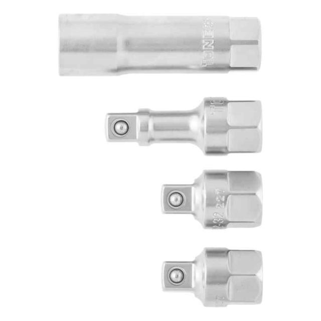トネ(TONE) プラグ交換セット(水平対向エンジン向け) PGEJ20S 差込角9.5mm(3/8) 二面幅16mm 内容4点