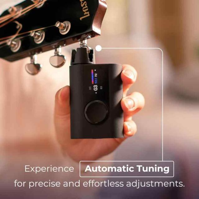ROADIE 3 | Smart Automatic Guitar Tuner, Metronome & String Winder | For Electric Guitars, Acoustic Guitars, 12-String Guitars,_1