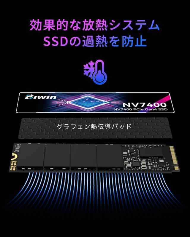 BIWIN Black Opal M.2 SSD 高速 (2TB, NV7400(Gen4))_2