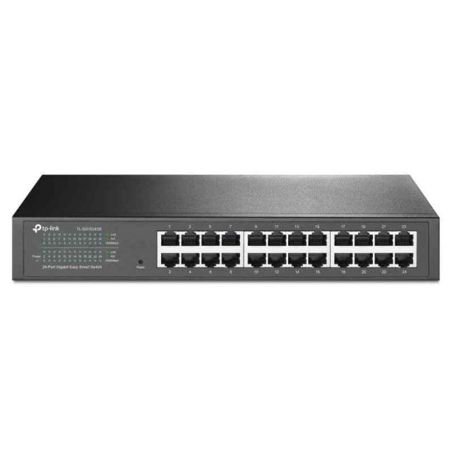 TP-Link イージースマートスイッチ 24ポート 10/100/1000Mbps Giga対応 管理機能付 金属筺体 メーカー5年 TL-SG1024DE 16,314円