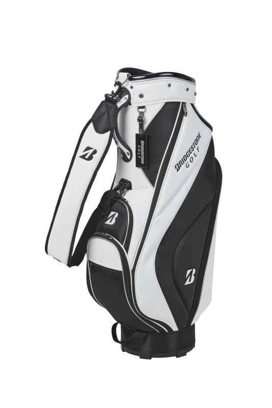BRIDGESTONE(ブリヂストン) キャディバッグ 軽量ベーシックモデル CBG422 2024年モデル (ホワイト/ブラック)