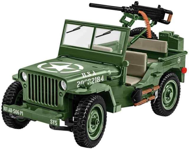 COBI ヒストリカルコレクション 第二次世界大戦 ジープ ウィリス MB 1:12スケール 車両組み立てセット 1207ピース