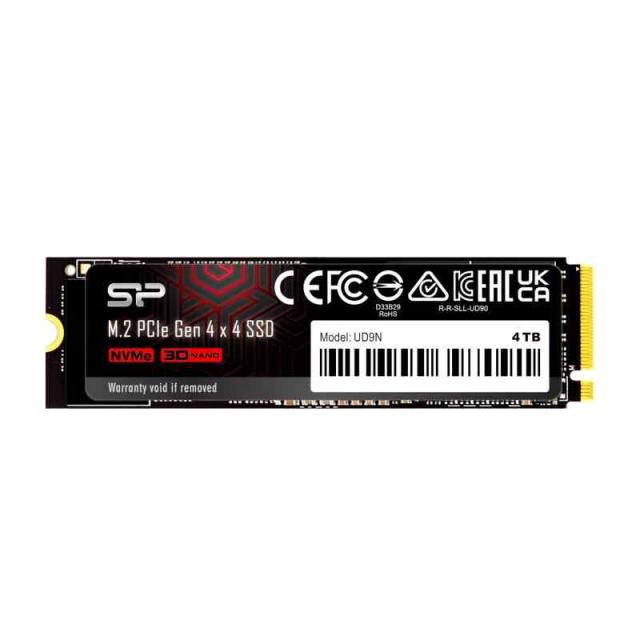 シリコンパワー NVMe PCIe Gen4 M.2 2280 SSD (4 TB, 2280ゲーミング UD9Nシリーズ)