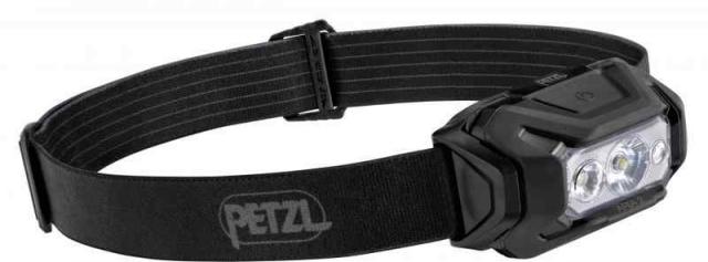 PETZL ARIA 2 RGB コンパクト 耐久性 防水 ヘッドランプ ホワイト レッド グリーン ブルー モード 450ルーメン (ブラック)