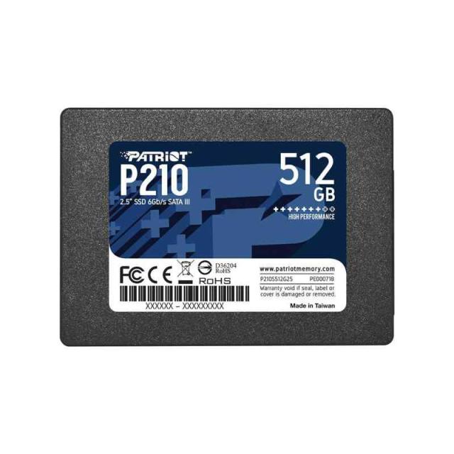 Patriot P210 Parent Solid State Drive SSD (512gb)