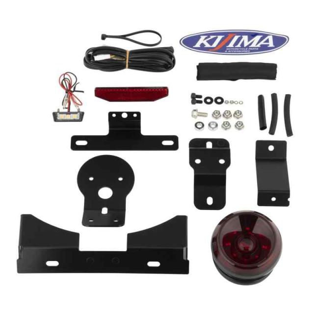 キジマ(Kijima) バイクパーツ LED テールランプ Coreテールキット 純正ウインカー対応 スチール製ブラック仕上げ REBEL1100/DCT HONDA 218-4019