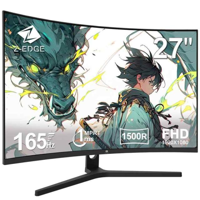 L*n様 Z Z-Edge ゲーミングモニター 165Hz 27インチ ディスプ Amazon.co.jp: Z Z-Edge 湾曲ゲーミングモニター 27インチ 165