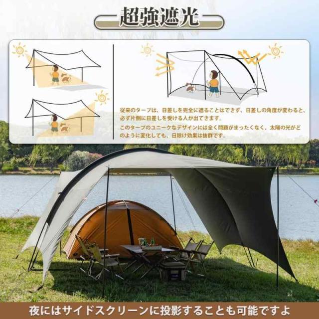 tomount HARU TARP タープ tc トンネル型 グリーン 楽天市場】【TOMOUNT公式店】tomount タープ tc トンネル型 キャンプ