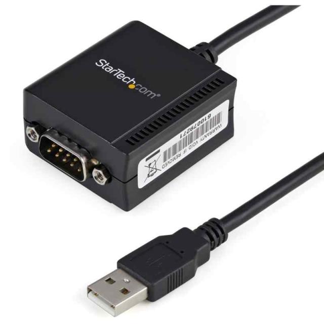 StarTech.com 1ポート FTDI USB - RS232Cシリアル変換ケーブル COMポート番号保持機能 シリアルコンバータ ICUSB2321F 5,901円