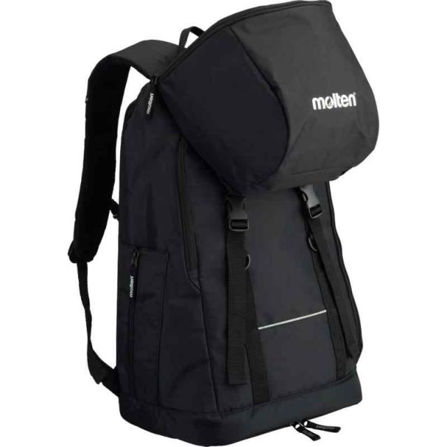 モルテン(molten) バックパック ミニバスケットボール用 LB0032 (ブラック, 34L)