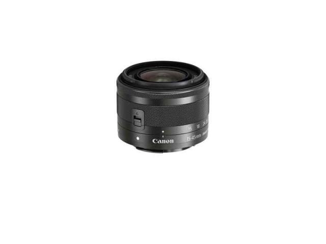 Canon 標準ズームレンズ EF-M15-45mm F3.5-6.3IS STM(グラファイト) ミラーレス一眼対応 EF-M15-45ISSTM