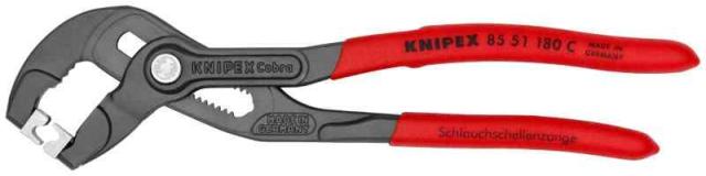 クニペックス KNIPEX ホースクリッププライヤー 全長:180mm 8551-180C