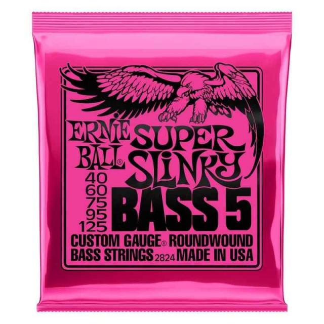 【正規品】 ERNIE BALL ベース弦 SLINKY BASS スリンキー・ベース (スーパー(40-125), 5弦)の通販は