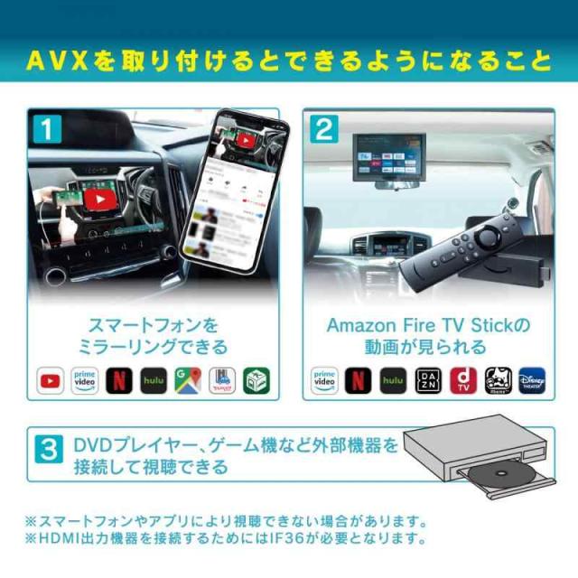 ビートソニック(Beat-Sonic) ディスプレイオーディオ外部入力アダプター TVコントローラー機能なし AVX05_2