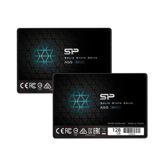 シリコンパワー SSD 128GB 3D NAND採用 SATA3 (128GB, 2個パック)