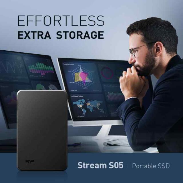 シリコンパワー 外付けSSD USB 3.2 Gen 1 Type-A メーカー3年 Type-A to USB Type-C コネクター付属 S05 (2TB, S05(USB 3.2 Gen 1))_1