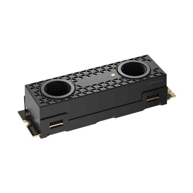 CORSAIR MP700 PRO Hydro X シリーズ 【PCIe Gen5 x4 NVMe 2.0 M.2 SSD】 高密度 TLC NAND 取り付け済みウォーターブロック M.2 2280 DirectStorage 対応 最大 12,400M
