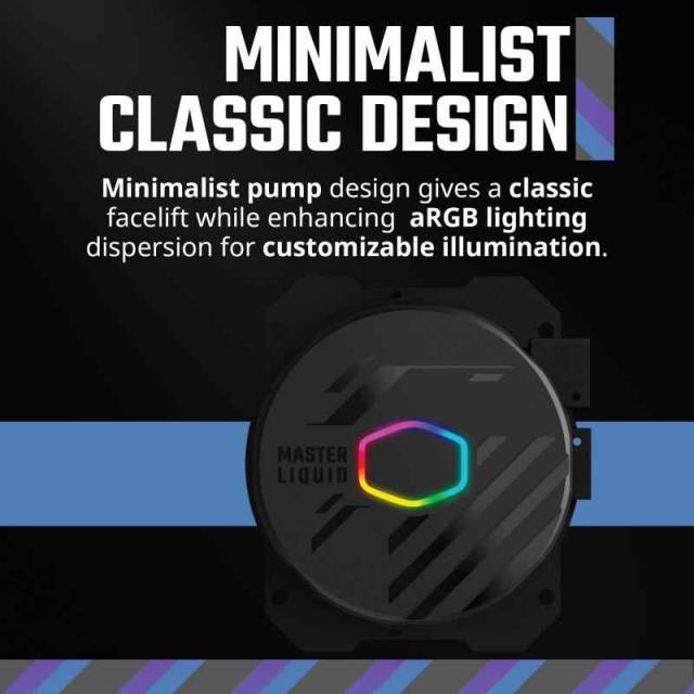 Cooler Master MasterLiquid L Core クローズループ AIO CPU 液体クーラー (360Lコア。)
