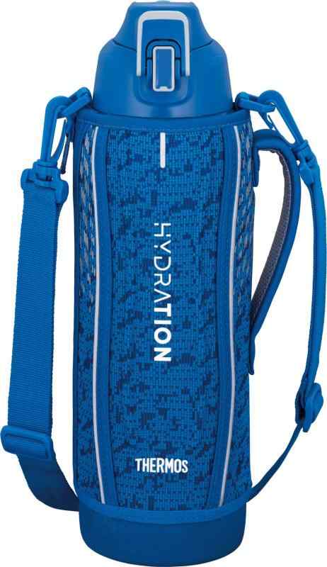 サーモス 真空断熱スポーツボトル FHTシリーズ (ブルーシルバー, 1500 ml)