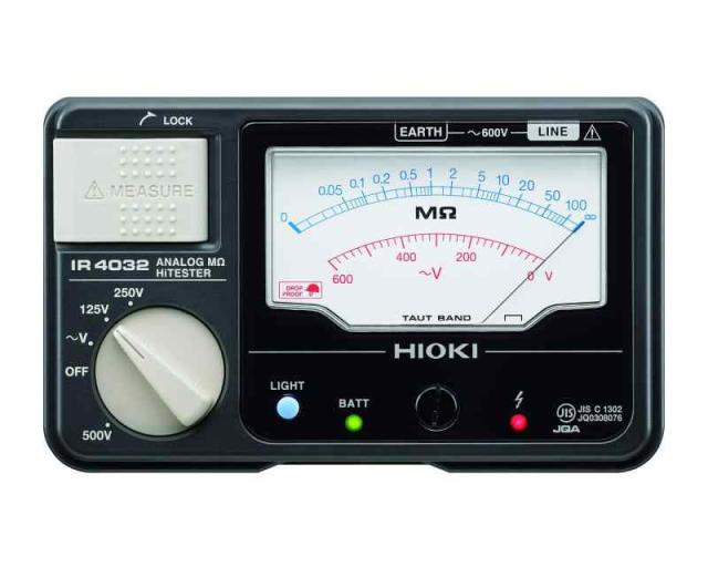 HIOKI (日置電機) 絶縁抵抗計 IR4032-10 アナログメグオームハイテスタ 