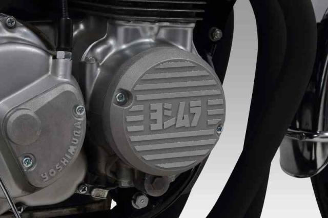 ヨシムラ エンジンカバー (CB400FOUR) (ポイントカバー/シルバー)_1