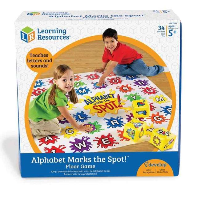 ラーニング リソーシーズ Alphabet Marks the Spot(TM) Game アルファベットマットゲーム LER 0394
