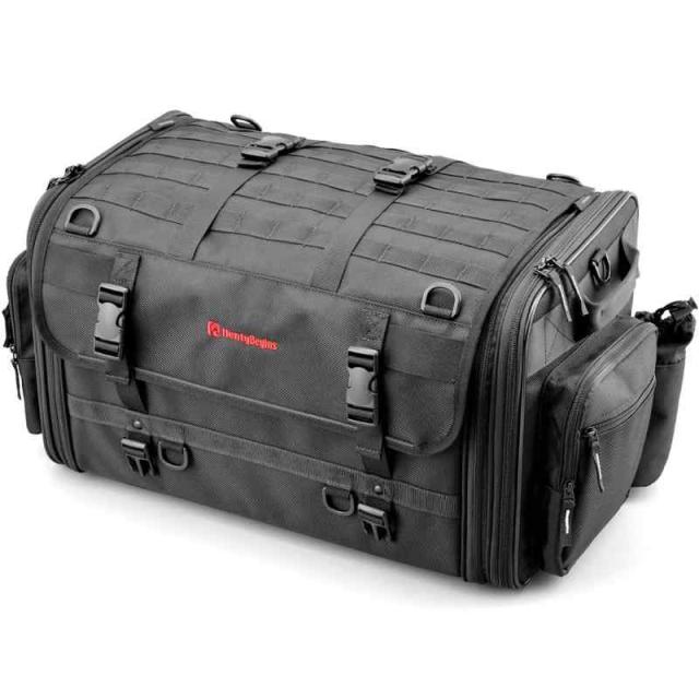 ヘンリービギンズ(Henly Begins) デイトナ バイク シートバッグ BASIC LLサイズ(53-70L) 大容量 キャンプツーリング DH-724 ブラック 97980