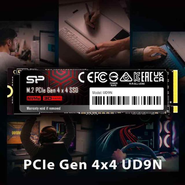 シリコンパワー NVMe PCIe Gen4 M.2 2280 SSD (4 TB, 2280ゲーミング UD9Nシリーズ)_1