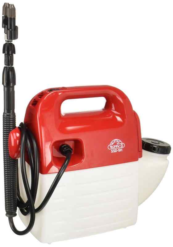 セフティー3(Safety-3) 噴霧器 ハイパワー電池式噴霧器 5L ホース1.7m ノズル40-90cm 1頭2頭切替 SSD-5H