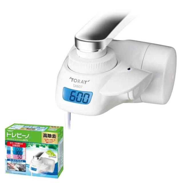 東レ トレビーノ 浄水器 蛇口 直結型 (高除去/30%節水) PFOS/PFOA 有機フッ素化合物 除去 SX607V スーパーシリーズ カートリッジ計1個入り 5,149円