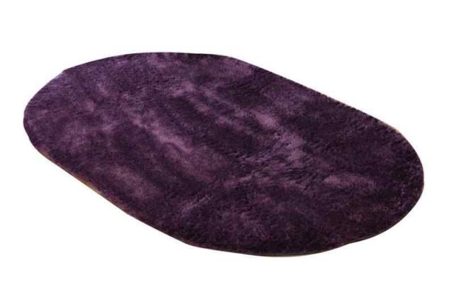 イケヒコ・コーポレーション ラグ カーペット (約100×150cm楕円, パープル)の通販は 5,098円