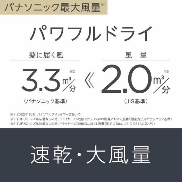 パナソニック ドライヤー イオニティ 速乾 大風量 ミネラルマイナスイオン ピンク調 EH-NE7J-P