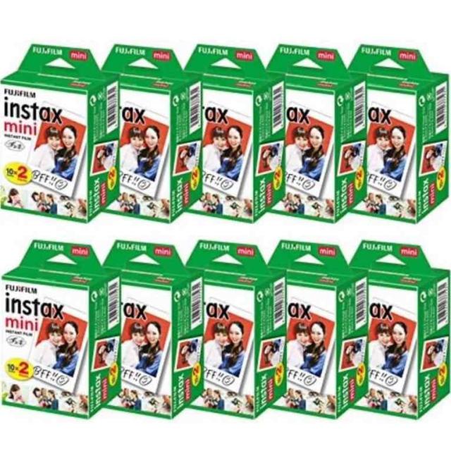 富士フイルム(FUJIFILM) チェキフィルム instax mini 2パック品 JP2(20枚入り)x10個セット [200枚入]の通販は