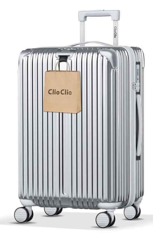 ClioClio] スーツケース キャリーケース キャリーバッグ 拡張機能付 超