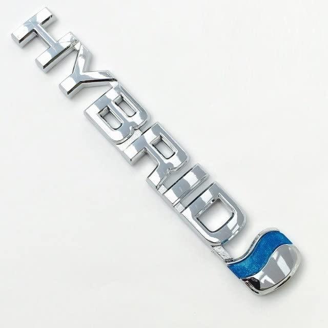 汎用 ハイブリッド HYBRID エンブレム ブルー