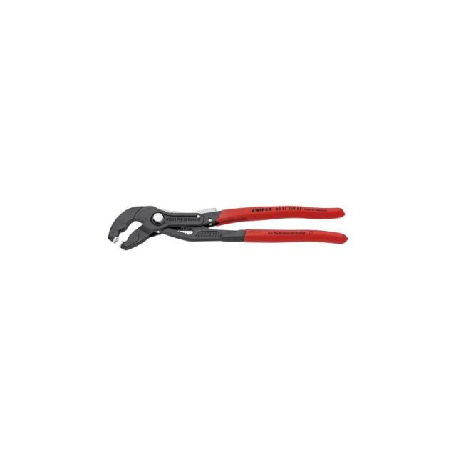 KNIPEX クニペックス てこの原理により少ない力で作業可能なスプリングホースクランププライヤー ロック装置付き 全長250mm 8551-250AF