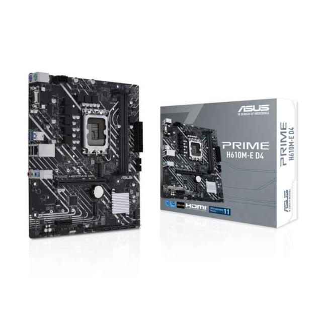 ASUS PRIME H610M-E D4 intel 第14・13・12世代 CPU対応 LGA1700 H610 搭載 DDR4 mATX マザーボード/国内正規品