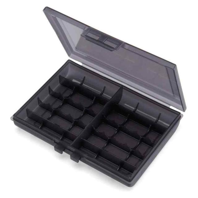 サンワダイレクト 電池ケース 単3電池 単4電池 各最大10本収納 200-BT005BK (1個)